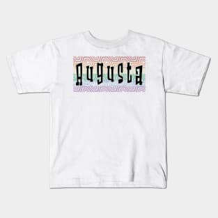 LGBTQ PATTERN AMERICA AUGUSTA Kids T-Shirt